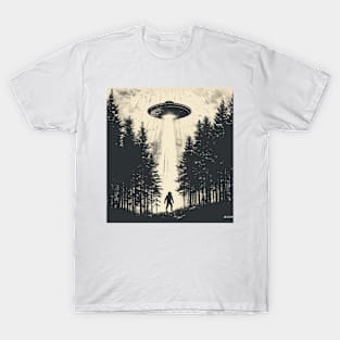 area 51, aliens, resident alien, abduction, alien invasion, ufo, sci fi, extraterrestrial, space, roswell, flying saucer, ufos T-Shirt